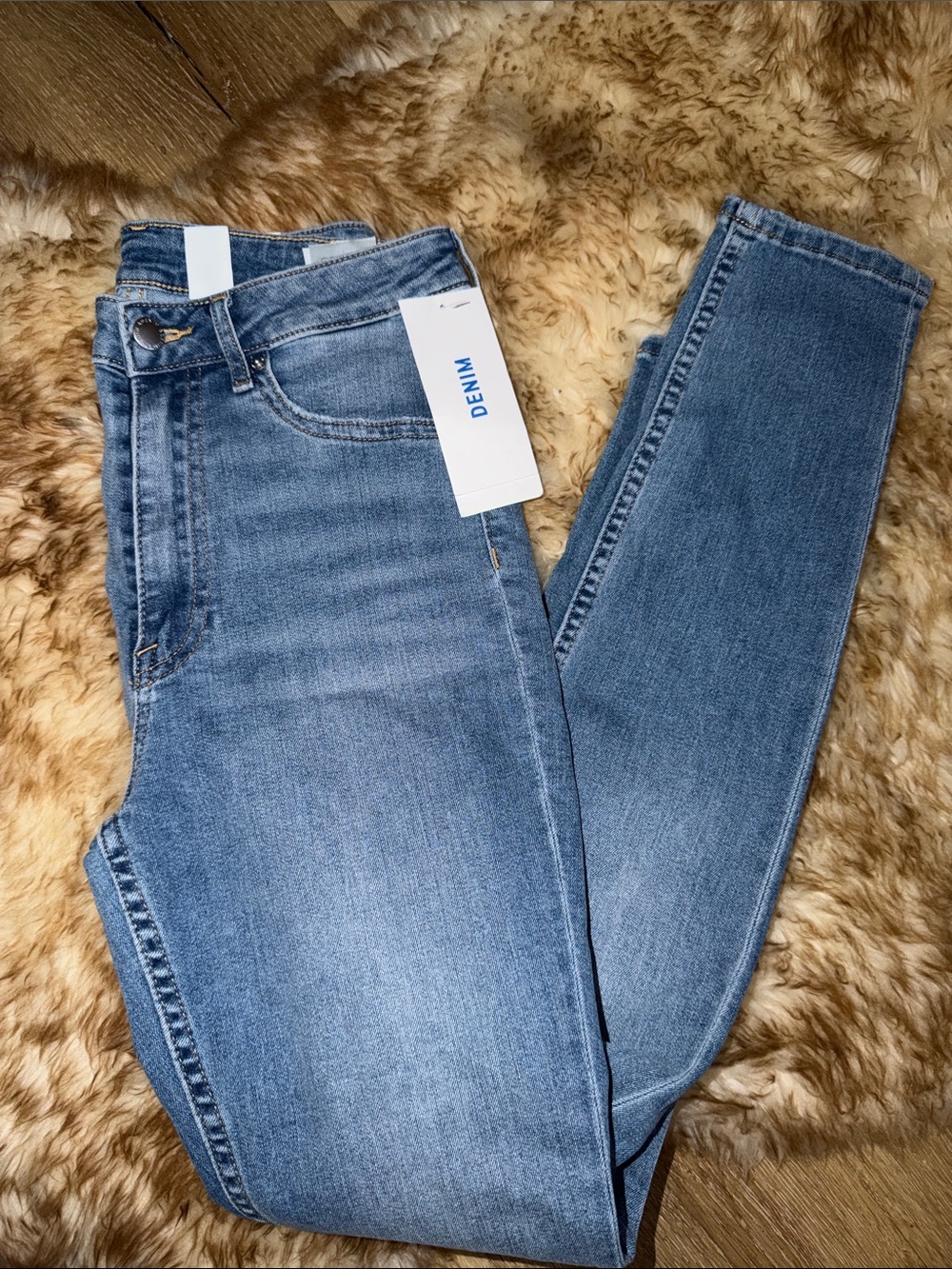 H&M Women's Medium Blue Skinny Denim Jeans